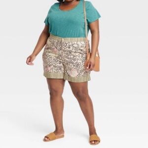 Knox Rose High-Rise Relaxed Fit Pull-On Shorts